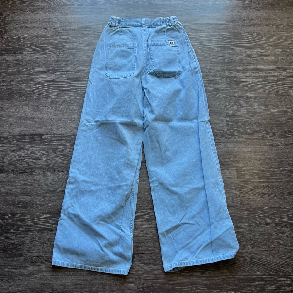 Lucy & Yak Cole Baggy High Waist Wide Leg Jeans - Picture 10 of 12
